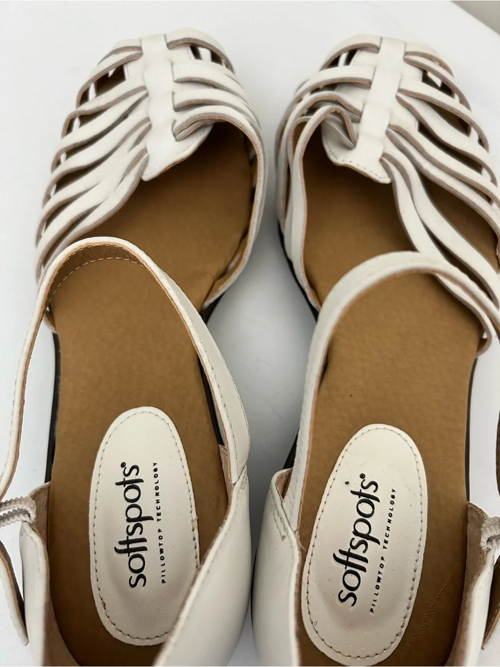 Softspots white leather